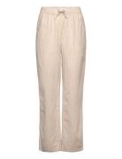 Trousers Staffan Linen Blend Bottoms Trousers Beige Lindex