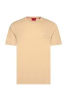 Dero222 Designers T-shirts Short-sleeved Beige HUGO