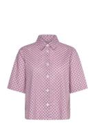 Shirt Tops Shirts Short-sleeved Pink United Colors Of Benetton