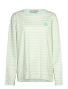 Tasaraita Unisex Unikko Ls Tops T-shirts & Tops Long-sleeved Green Mar...