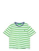 T-Shirt Tops T-shirts Short-sleeved Green United Colors Of Benetton