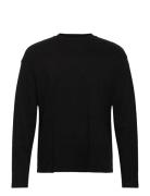 Great Boxy Long Sleeve T-Shirt Tops T-shirts Long-sleeved Black Weekda...