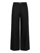 Ninnespw Pa Bottoms Trousers Wide Leg Black Part Two