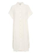 Cuelina Kaftan Dress Polvipituinen Mekko White Culture