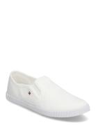 Canvas Slip-On Sneaker Matalavartiset Sneakerit Tennarit White Tommy H...