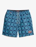 Tile Print 16 Swim Short Uimashortsit Navy Superdry