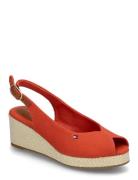 Flag Mid Wedge Espad Slingback Korolliset Sandaalit Espadrillot Orange...