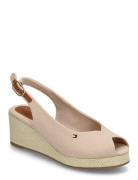 Flag Mid Wedge Espad Slingback Korolliset Sandaalit Espadrillot Beige ...