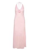 Aradia Sequin Halter Dress Polvipituinen Mekko Pink Bardot