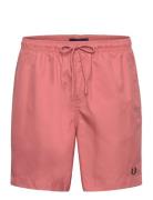 Classic Swimshort Uimashortsit Pink Fred Perry