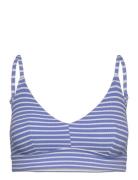 Bra Kelly Crepe Stripe Bikiniyläosa Bikiniliivit Blue Lindex