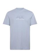 T-Shirt Tops T-shirts Short-sleeved Blue Armani Exchange