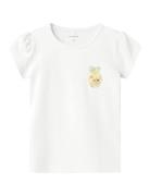 Nmffedorar Ss Top Box Tops T-shirts Short-sleeved White Name It