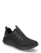 Womens Ultra Flex Matalavartiset Sneakerit Tennarit Black Skechers