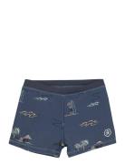 Swim Trunks, Aop Uimashortsit Navy Color Kids