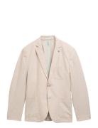 Linen Blazer Suits & Blazers Blazers Single Breasted Blazers Cream Tom...