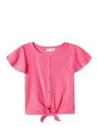 Nmffsand Ss Short Top Tops T-shirts Short-sleeved Pink Name It