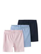 Nmfvivian 3P Short Legging Bottoms Leggings Multi/patterned Name It