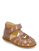 Sandals - Flat - Closed Toe Shoes Summer Shoes Sandals Brown ANGULUS