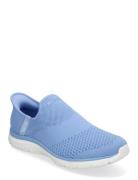 Women Virtue Sleek Matalavartiset Sneakerit Tennarit Blue Skechers