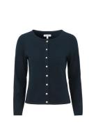 Tuva Cardigan Tops Knitwear Cardigans Navy Newhouse