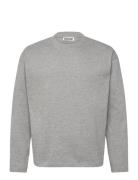 Great Boxy Long Sleeve T-Shirt Tops T-shirts Long-sleeved Grey Weekday