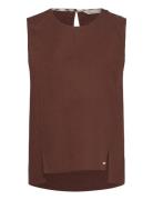 Barbour Lucy Top Tops T-shirts & Tops Sleeveless Brown Barbour