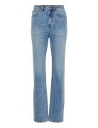 Gzlayza Hw Straight Jeans Bottoms Jeans Straight-regular Blue Gestuz