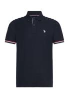 Nis Reg Pi Uspa M Polo Tops Polos Short-sleeved Navy U.S. Polo Assn.
