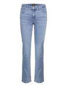 Marion Straight Bottoms Jeans Flares Blue Lee Jeans