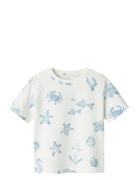 Nmmfille Ss Top Box Tops T-shirts Short-sleeved White Name It
