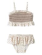 Nmffiona Mar Swim Set Lil Bikinit White Lil'Atelier