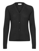 Rwsamira Ls Cardigan Tops Knitwear Cardigans Black Rosemunde