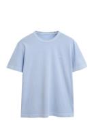 Sunfaded Ss T-Shirt Tops T-shirts Short-sleeved Blue GANT