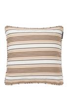Striped Organic Cotton Twill Pillow Cover Home Textiles Cushions & Bla...