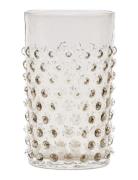 Hobnail Glass Home Tableware Glass Drinking Glass Brown Anna Von Lipa