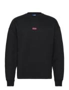 Naviu Tops Sweat-shirts & Hoodies Sweat-shirts Black HUGO BLUE