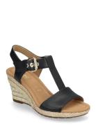 Wedge Sandal Kiilakorkokengät Black Gabor