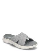 Womens Go Walk Flex Sandal Matalapohjaiset Sandaalit Grey Skechers