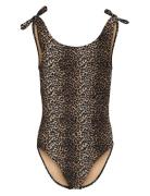 Kogbeach Knot Swimsuit Acc Uimapuku Uima-asut Beige Kids Only