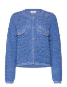 Giany - Fancy Cardigan With Gold Buttons Tops Knitwear Cardigans Blue ...
