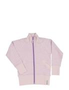 Zip Sweater Tops Sweat-shirts & Hoodies Sweat-shirts Purple Geggamoja