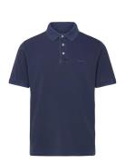 Sunfaded Ss Polo Tops Polos Short-sleeved Navy GANT