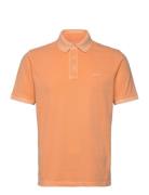 Sunfaded Ss Polo Tops Polos Short-sleeved Orange GANT