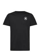 Te-S/S Tee Sport T-shirts Short-sleeved Black Converse