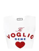 Fallon Tops T-shirts & Tops Short-sleeved White Andiata