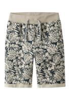 Nkmvermo Aop Long Swe Shorts Unb F Noos Bottoms Shorts Beige Name It