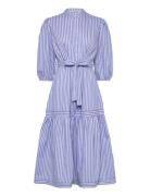 Katty Dress Polvipituinen Mekko Blue A-View