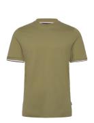 Thompson 04 Tops T-shirts Short-sleeved Khaki Green BOSS