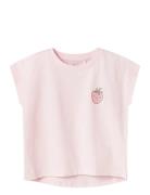 Nmfvarutti Capsl Loose Top Tops T-shirts Short-sleeved Pink Name It